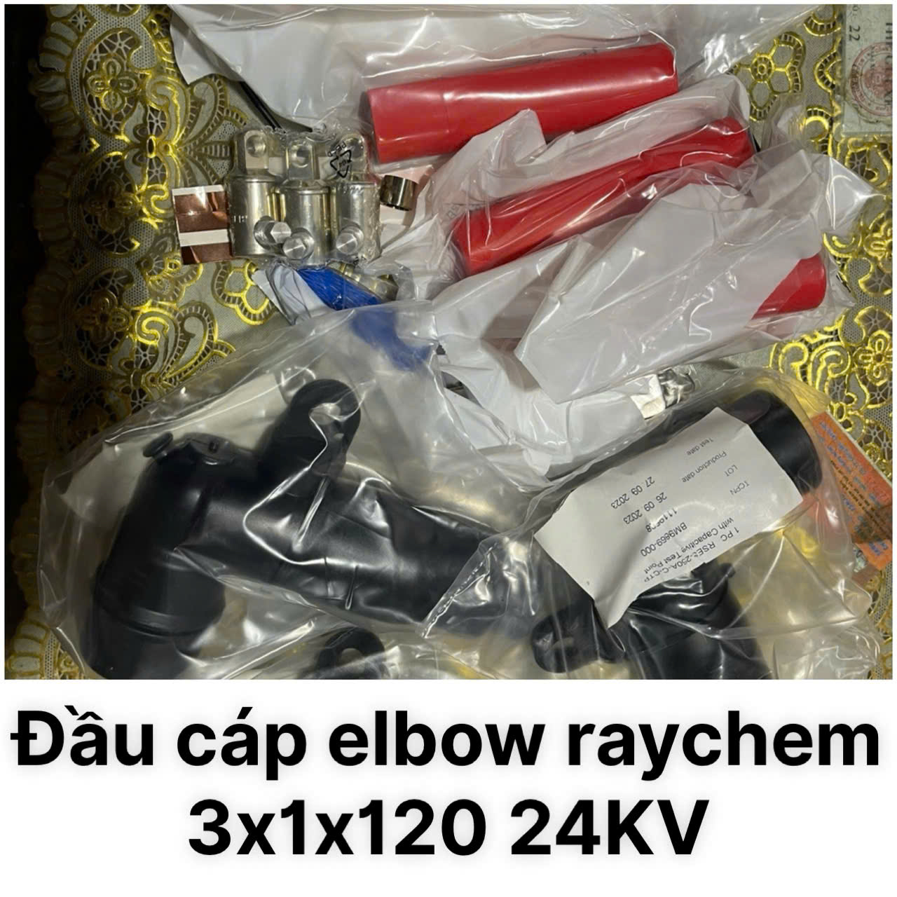 ĐẦU CÁP ELBOW RAYCHEM 24KV 3x1x120mm2 CHÍNH HÃNG